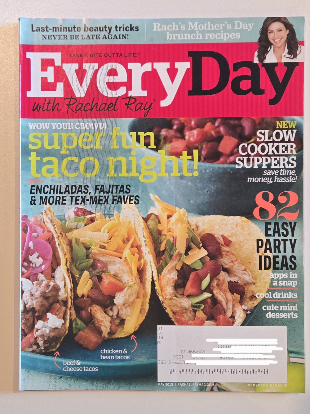 *5 for $10 Everyday With Rachel Ray Magazine May 2013